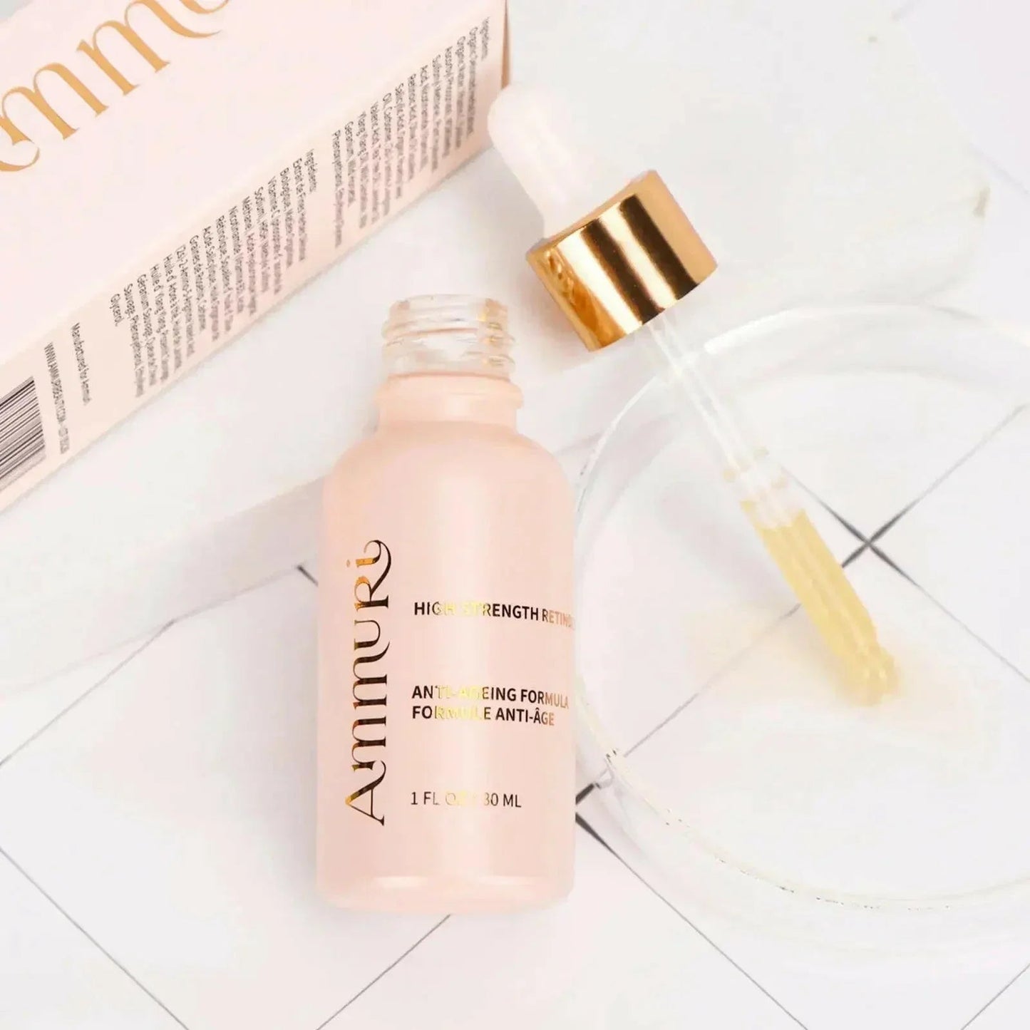 Ammuri Skincare Anti Aging Face Serum - High Volume Retinol 3.5%-3